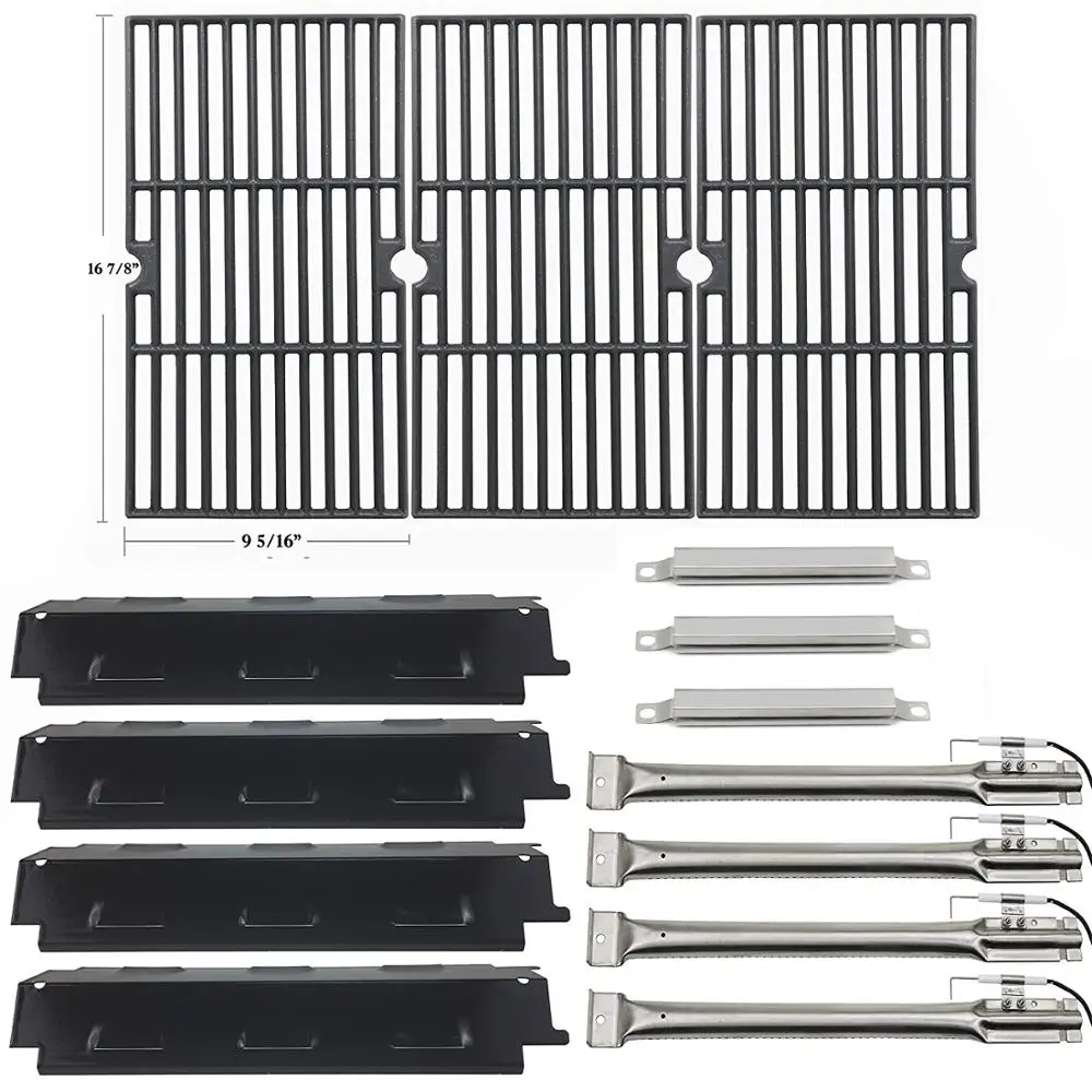 

Hisencn Repair kit Replacement for Charbroil 46342050, 463420509, 463460708, 463460710 Gas Grill Burner, igniter, Adjustable Car