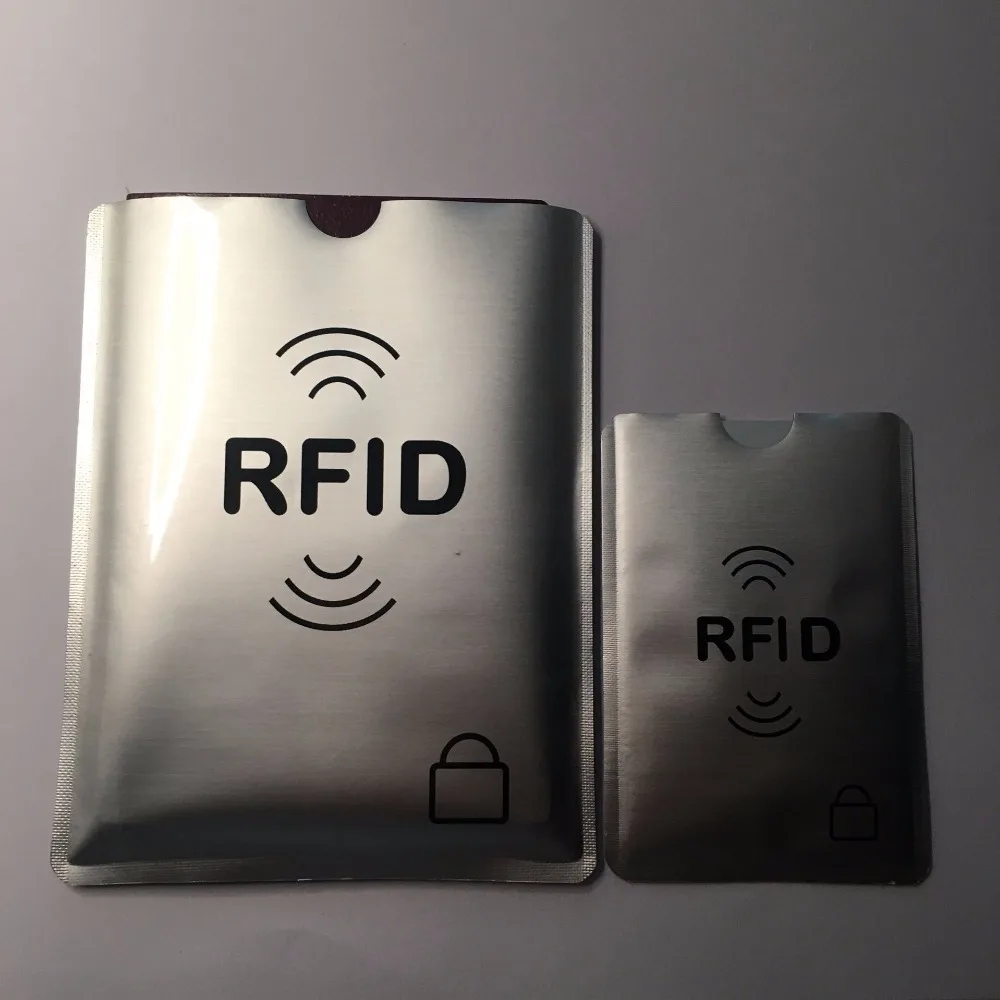 Шт. 20 + 3 шт. RFID blocker Печатный алюминиевый рукав cardsheild защищенная ID карта защита от кражи Кредитная карта щит 3 паспорта держатель