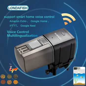 

Aquarium Wi-Fi Fish Feeder Automatic Fish Feeders Auto Fish Food Timer Feeder for Fish Tank