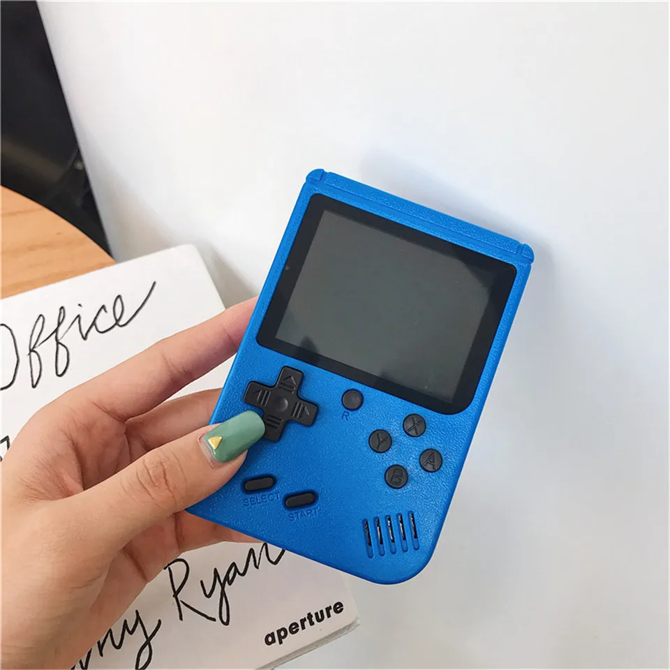 Ретро портативная игровая консоль 3,0 дюймов lcd цветной игровой плеер встроенные 400 Игры Поддержка двойной игры