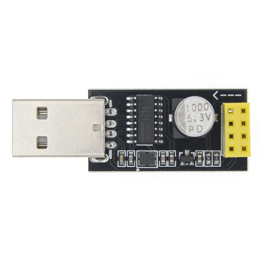 ESP8266 adapter ESP01 программатор адаптер UART GPIO0 ESP-01 адаптер ESP8266 CH340G USB к ESP8266 Серийный беспроводной Wifi разработчик плата модуль - Цвет: ESP8266 adapter
