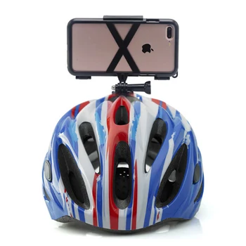 

Phone Case with Gopro Mount Adapter for iPhone X 8 7 6s plus Shockproof PC Phone Cover Fixed Frame for gopro Sports Accessories