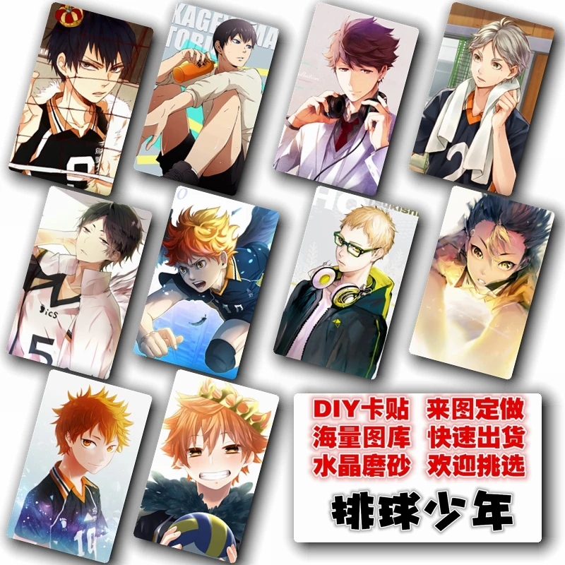 10Pcs Home Decor Japanese One Piece Card Stickers Cosplay Anime Wall Poster 