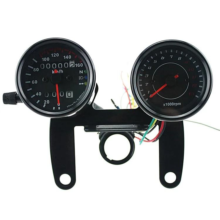 

Motorcycle Modified Combination Table Mechanical Modified Odometer Motorcycle Speedometer LED ye xing deng Wholesale