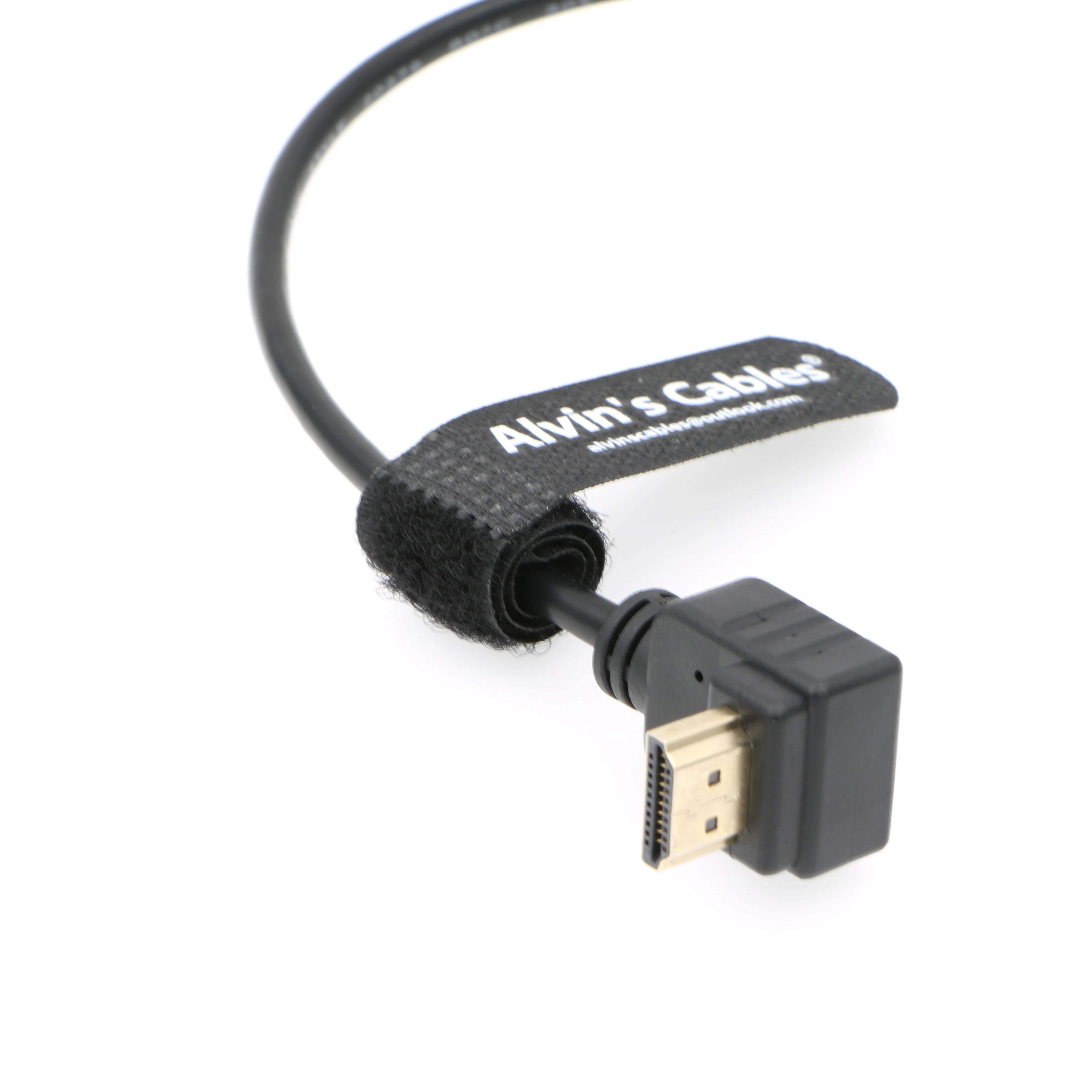 알빈 케이블 Z CAM E2 L자형 2.0 HDMI 케이블 (포트키 BM5 모니터용) 90도 직각, 최대 60CM