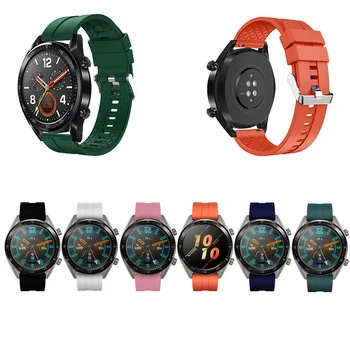 

22mm Silicone Strap For Huawei GT watch replacement Sport Smartband For Honor Magic Watch Band Huami amazfit bip Strap J11