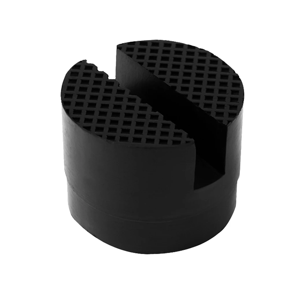 Rubber Jack Pad Tool Adapter Anti-slip Slotted Frame Rail Protector 50X50mm