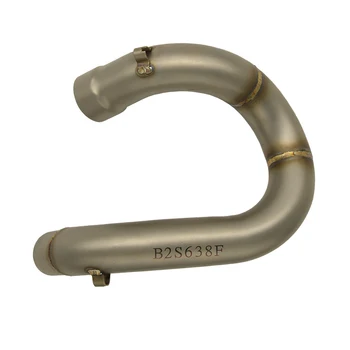 

Motorcycle Exhaust Middle Pipe Link Pipe Slip On Section Muffler For KTM 250SX/XC 2013 2014 2015