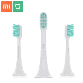 

Xiaomi Mijia Original 3pcs Regular Type Toothbrush Heads Sonic Electric Toothbrush T300 T500 Tooth Brush Head Replacement