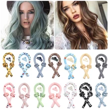 Heatless Hair Curling Ribbon Headband Wave Formers Lazy Curler Silk Curling Ribbon Heatless Curling Rod Hair Rollers