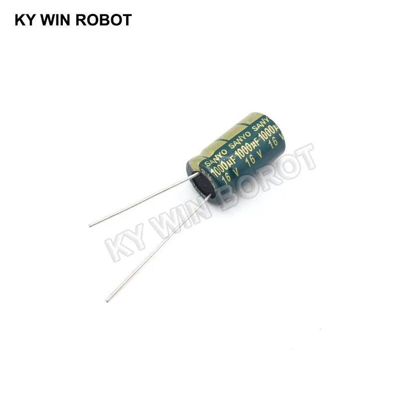 10 pcs Aluminum electrolytic capacitor 1000 uF 16 V 10 * 16 mm frekuensi tinggi Radial Electrolytic kapasitor