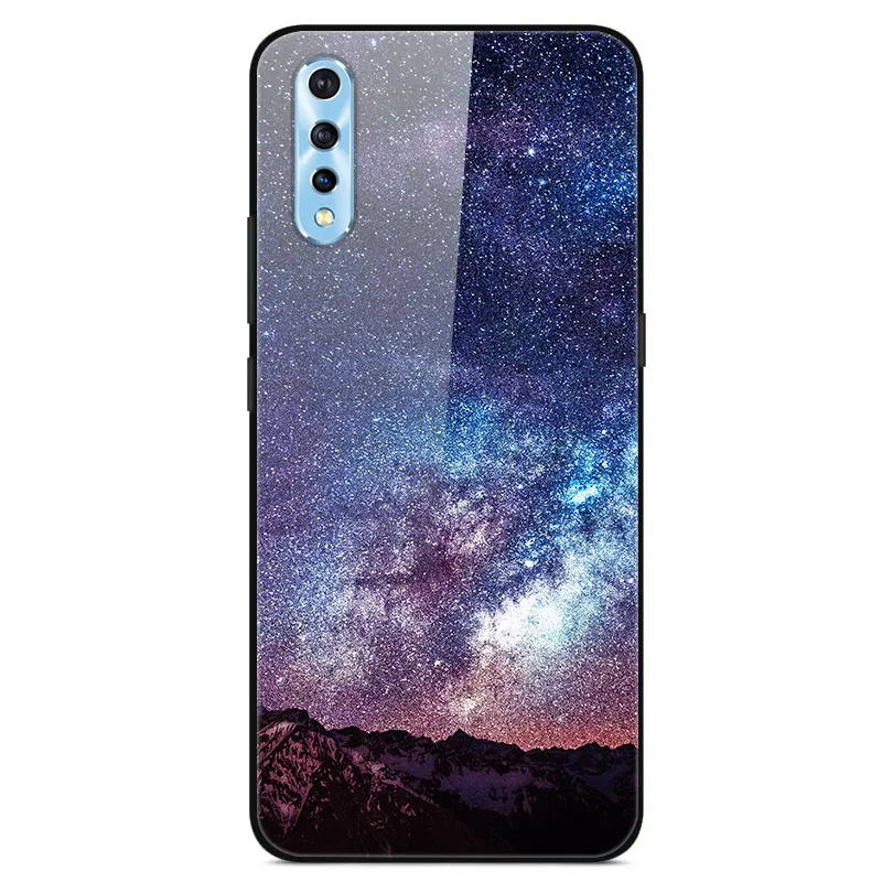 6 Для Vivo V17 Neo Чехол Закаленное Стекло Пластиковая Жесткая Задняя чехол Для Vivo V17 Neo V 17 V17Neo Крышка Планета ТПУ Бампер VivoV17 Neo - Цвет: 6