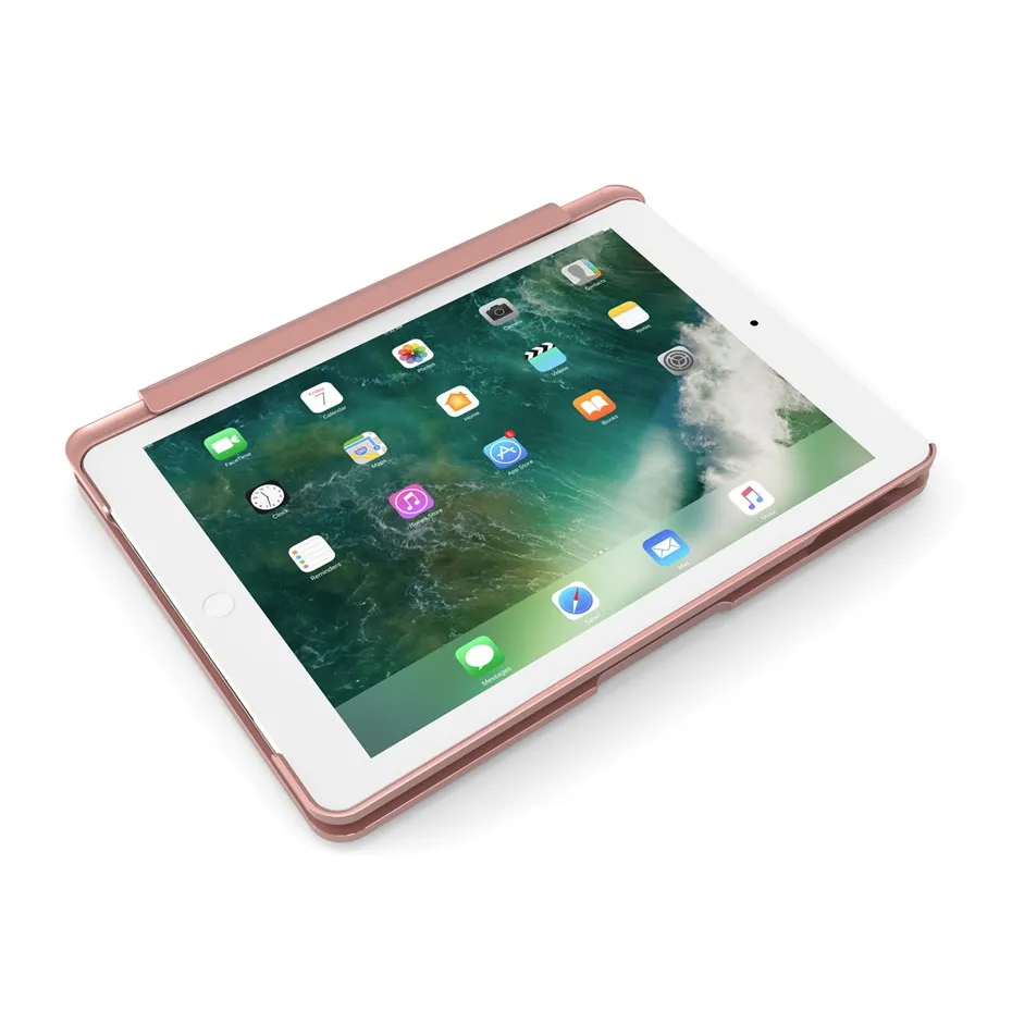 Чехол для ipad 9,7 //air 2/Pro 9,7 дюймов bluetooth-клавиатура с подсветкой полный корпус защитный чехол Smart PC Coque
