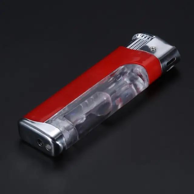 Silver Shocking Lighter Cigarette Shock Fake Gag Funny Prank Joke Cigar Metal Joke Shocking Pen Cigarette Novelty Lighter 1