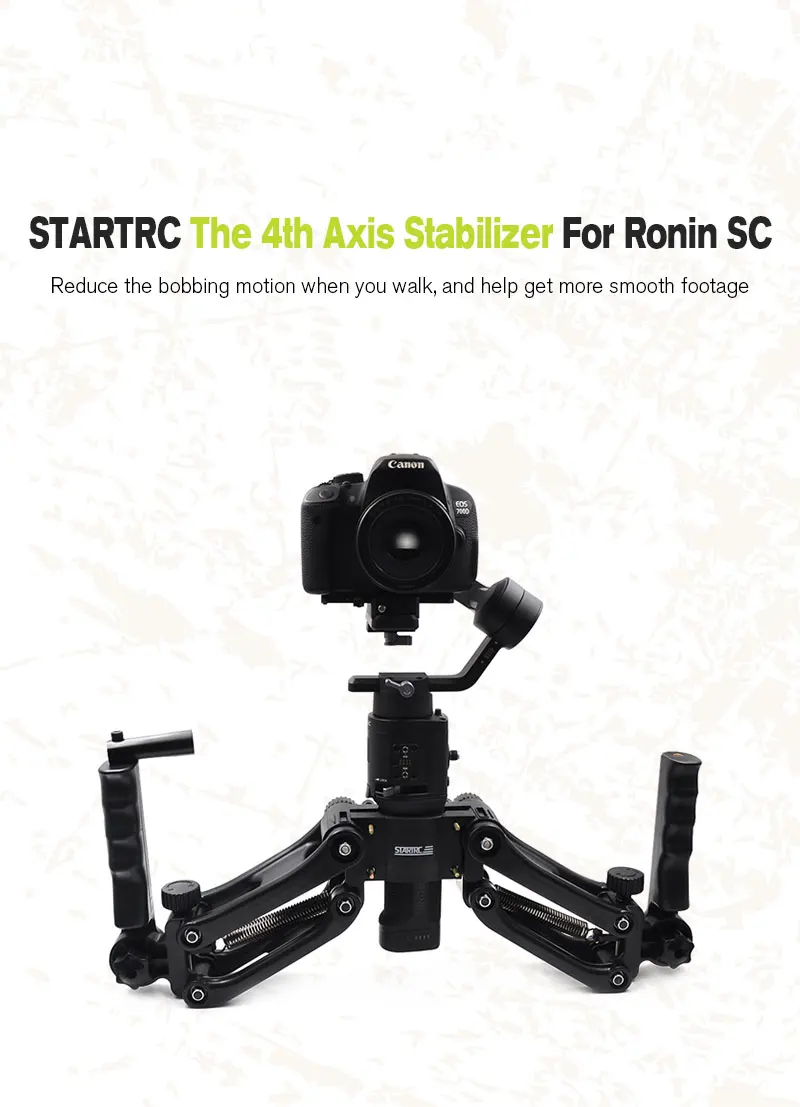 DJI Ronin SC Dual Handheld Grip 4-Axis Z-Axis Anti-Shake Gimbal стабилизатор демпфирующий пружинный энергосберегающий стабилизатор