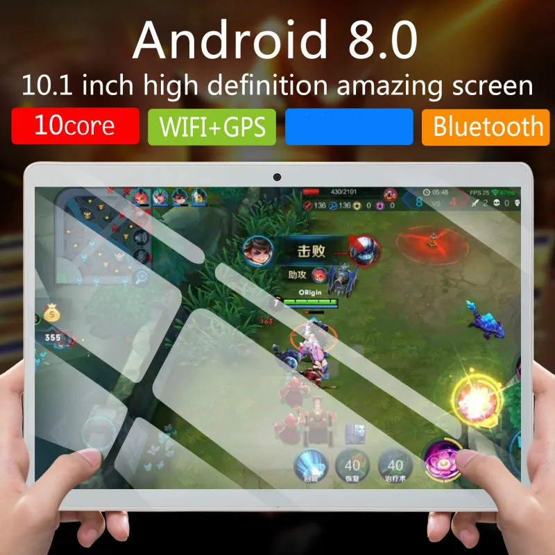 

2019 New 10 Inch Android 8.0 Tablet Octa Core RAM 6GB ROM 16GB/64GB/128GB 4G Dual SIM Card Phone 4G Call Wifi Tablets PC