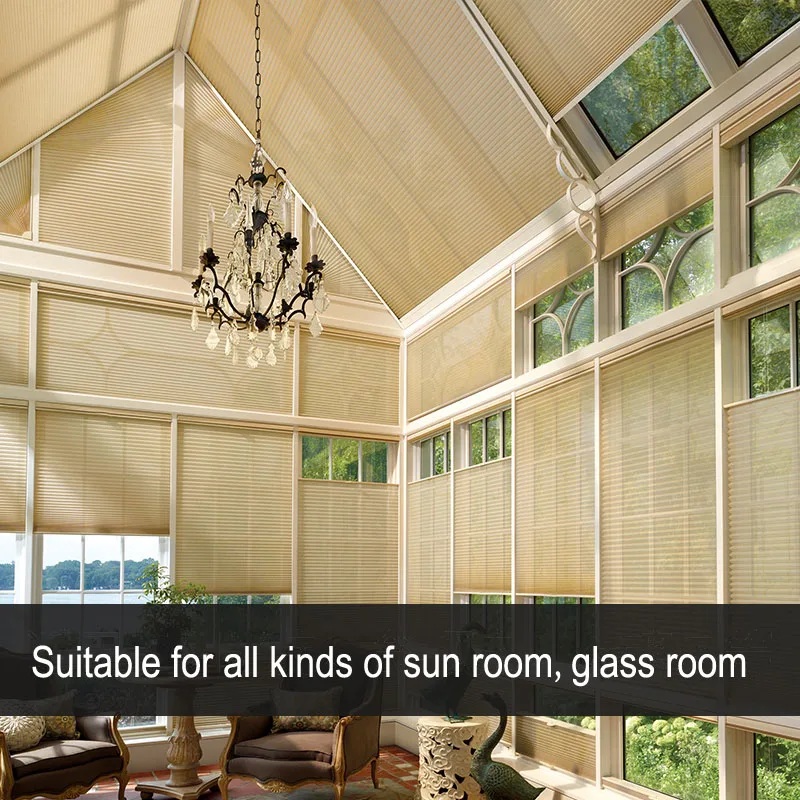 Sunfree Electric Skylight Roof Blinds Blackout Cellular Thermal