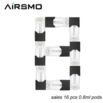 

0.8ml 1.9ohm Pen-Cartridge Coil-Atomizer Vape For Juul Pods Electronic Pod For 16 Pieces Kit PGONE Device Starter Kits