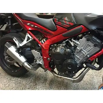 

Motorcycle Exhaust Full system Middle Link pipe FOR Honda CBR650F CBR650 CB650F 2014-2018 304 Stainless Steel