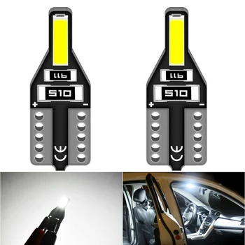 

10x T10 Auto LED Interior Dome Light Map Side Marker Light 6500k Plug & Play