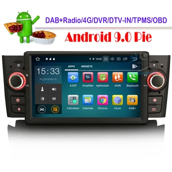 

7" Octa Core Android 9.0 DAB+ Autoradio WiFi Radio GPS Navigation NAVI Canbus DVD RDS OBD DVT-IN Bluetooth for FIAT Punto Linea