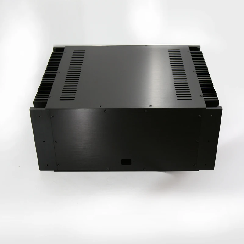 W480 H200 D390 Radiator Large Size Amplifier Chassis Class A Chassis DIY Aluminum Power Amplify Case Rear Class Decoding Shell
