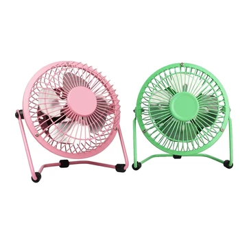 

4 Inch USB Fan Desk Table Fan Portable Desktop Cooling Fan for Camping Home Office Outdoor Travel