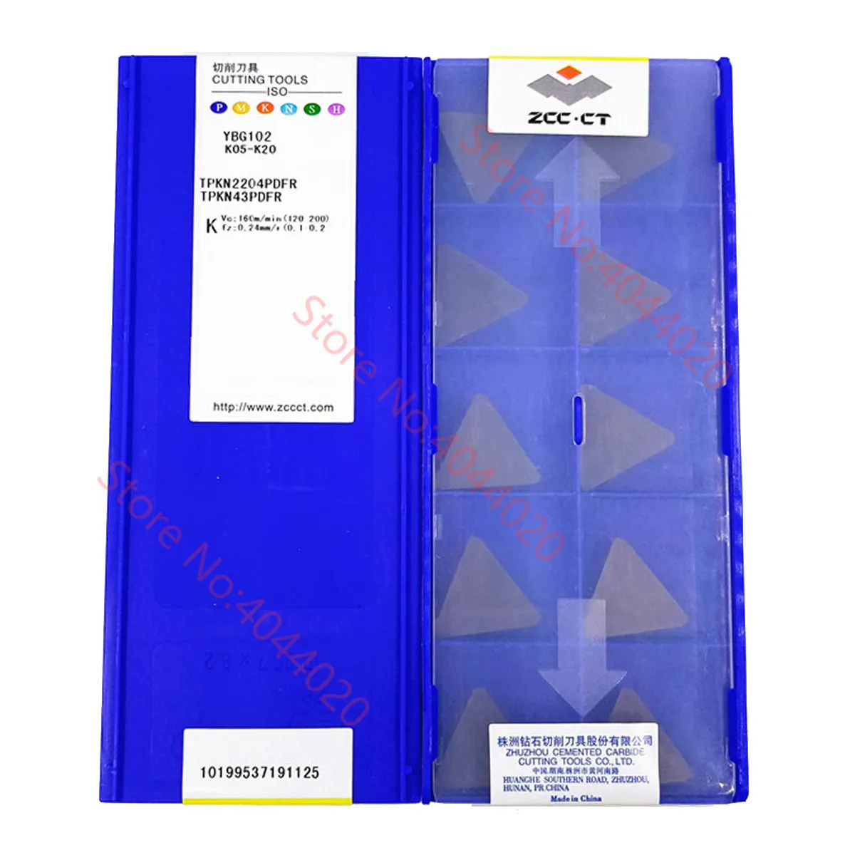 

TPKN2204PDFR YBG102 ZCC.CT carbide insert 10pcs