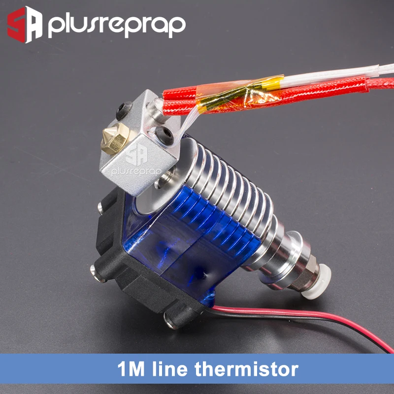 V6 J head 24 В цельнометаллический Hotend Wade или Bowden экструдер нагреватель вентиляторная