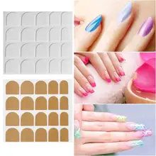 10 шт. двухсторонний стикер для ногтей резиновый клей для живота Белый липкий безвредный клей инструмент поддельные ногти художественная лента накладные кончики