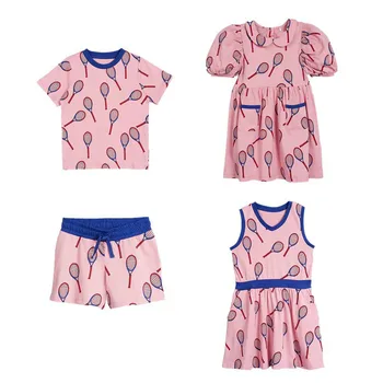 

Pre-sale MR 2020 Summer Junior Tennis Print Set Girls Fall Outfits Boys Clothing