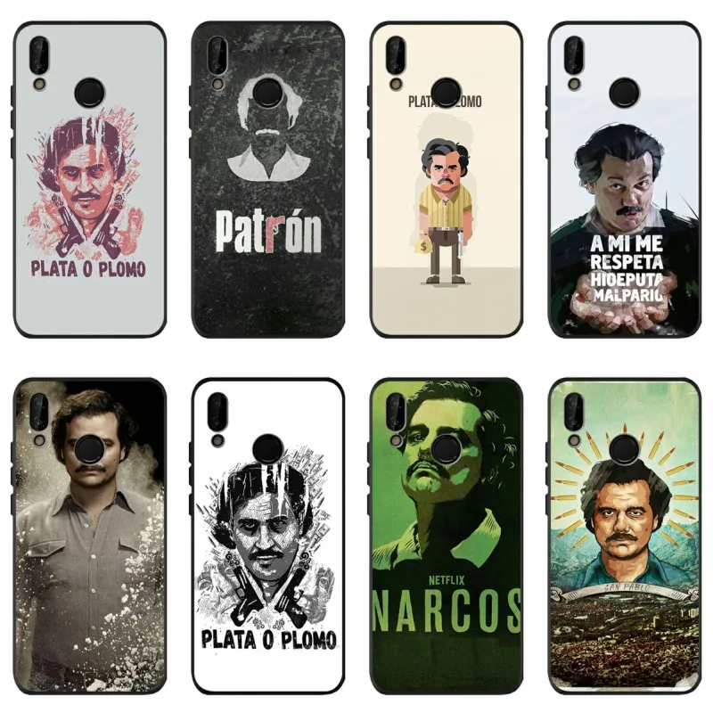 Pablo escobar Novelty Fundas black Silicone soft Phone Case For Huawei P40 P30 P20 P10 P9 Lite Pro 2019 P smart 2 Back cover | Мобильные