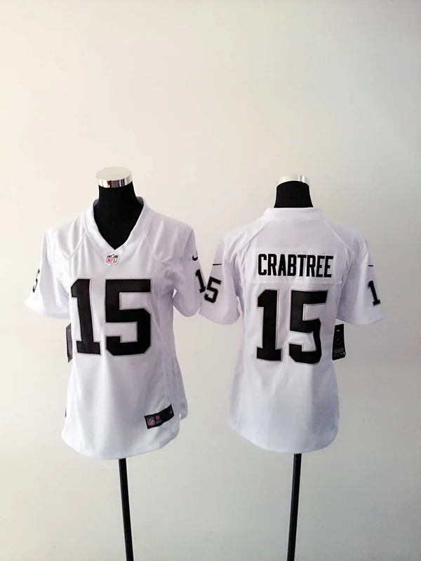 Прозрачный Женские Окленд s, 4 Derek Carr 89 Cooper 24 Charles Woodson 34 Bo Jackson 52 Khalil Mack Jersey - Цвет: Прозрачный