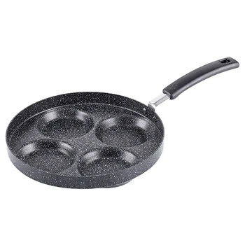 

Aluminum 4-Cup Egg Frying Pan Non Stick Swedish Pancake, Plett, Crepe, Multi Egg Frying Pan,1 Pcs