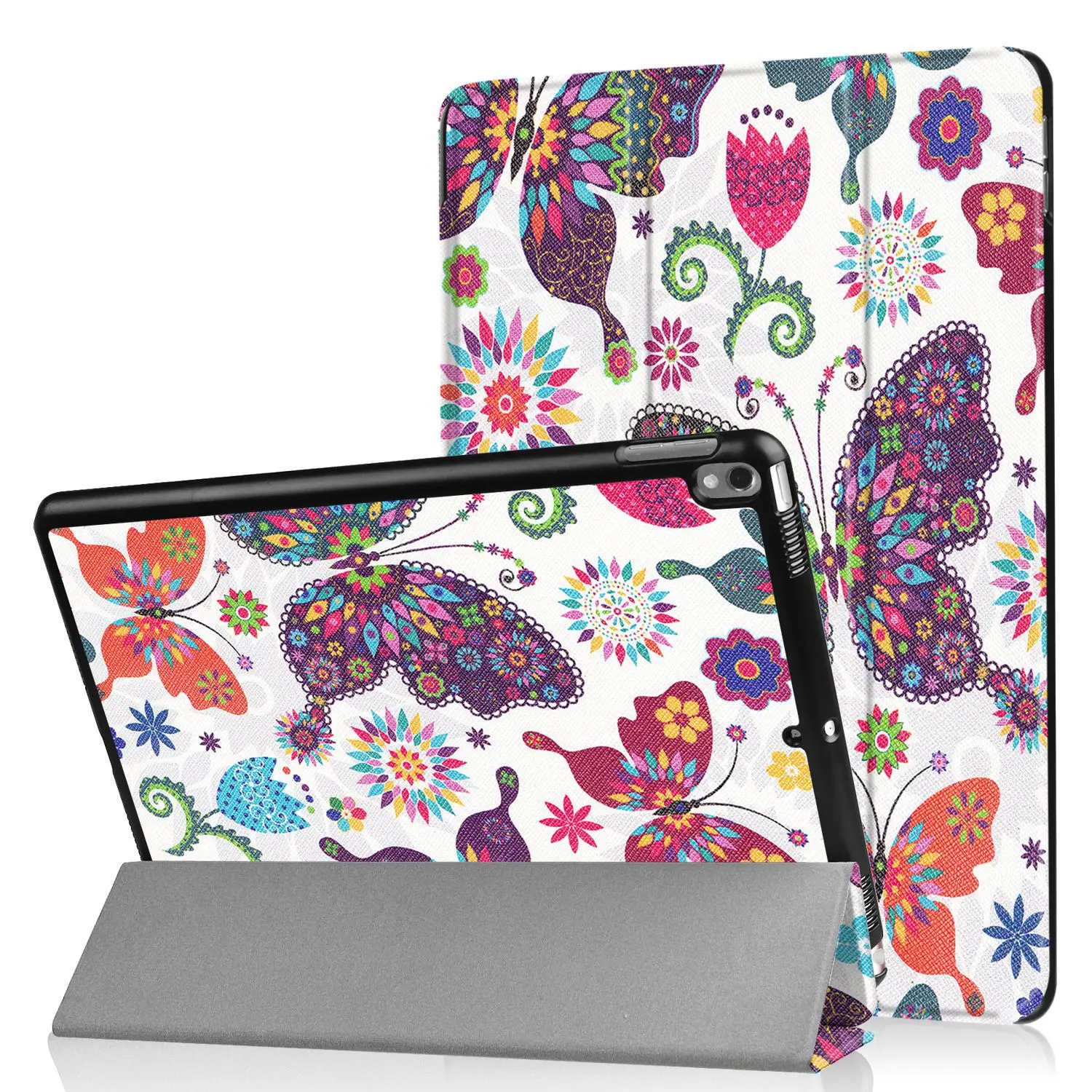 

For Apple 2019 iPad 10.5 Leather Case for Tablet Computer iPad Air3 Custer Protective Case Three Fold Coloured Drawing