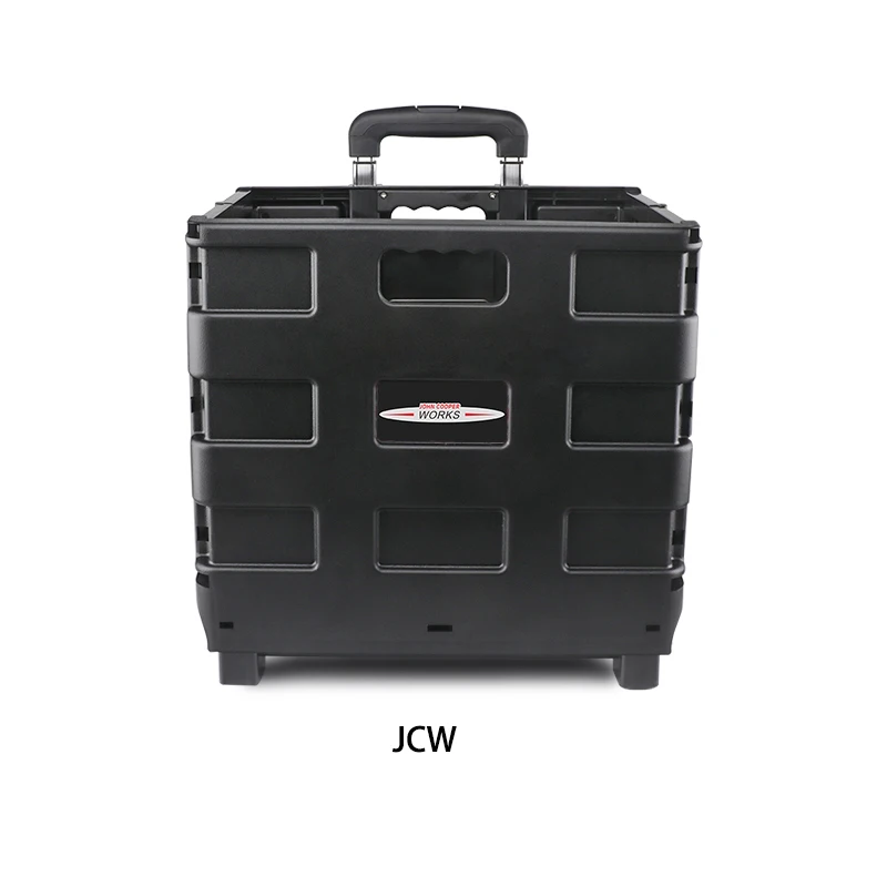 JCW Автостайлинг багажник Коробка Для Хранения Чехол Корзина Складная Тележка для Mini Cooper One S JCW R55 R56 R60 R61 F54 F55 F56 F60 аксессуары - Название цвета: JCW