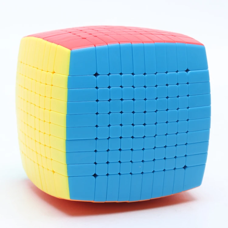 Shengshou 10x10x10 stickerless Speed Competition Puzzle Cube magique pour défi 