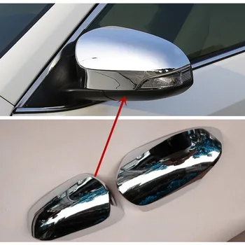 

Chrome Side Door Rear View Mirror Cover Trim Cap Garnish Molding Overlay Fit For Toyota Corolla Altis e170 2014 2015 2016 2017