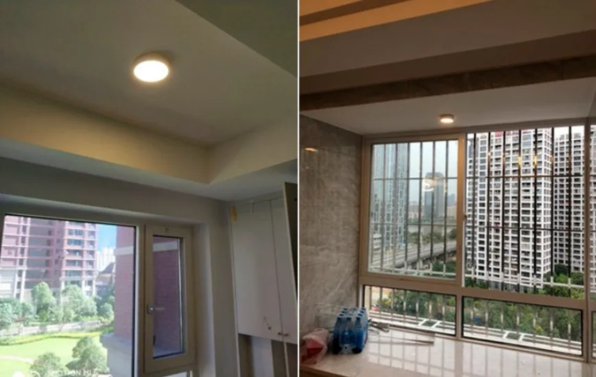 Description Picture 3 of item1pcs white LED SMD2835 Panel Light, 16W, 24W, 30w Surface Mounted LED Ceiling Lights AC85-265V Round Square LED Downlight