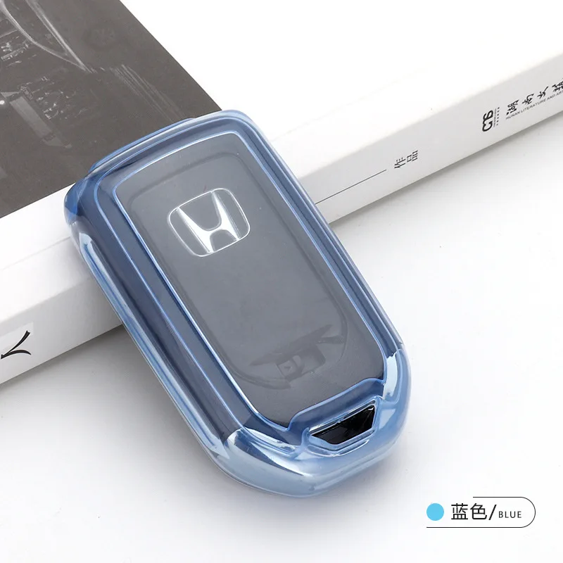 Автомобильный чехол для ключей Прозрачная мягкая резина Honda CR-V/ACCORD/ODYSSEY/CIVIC и т. д.