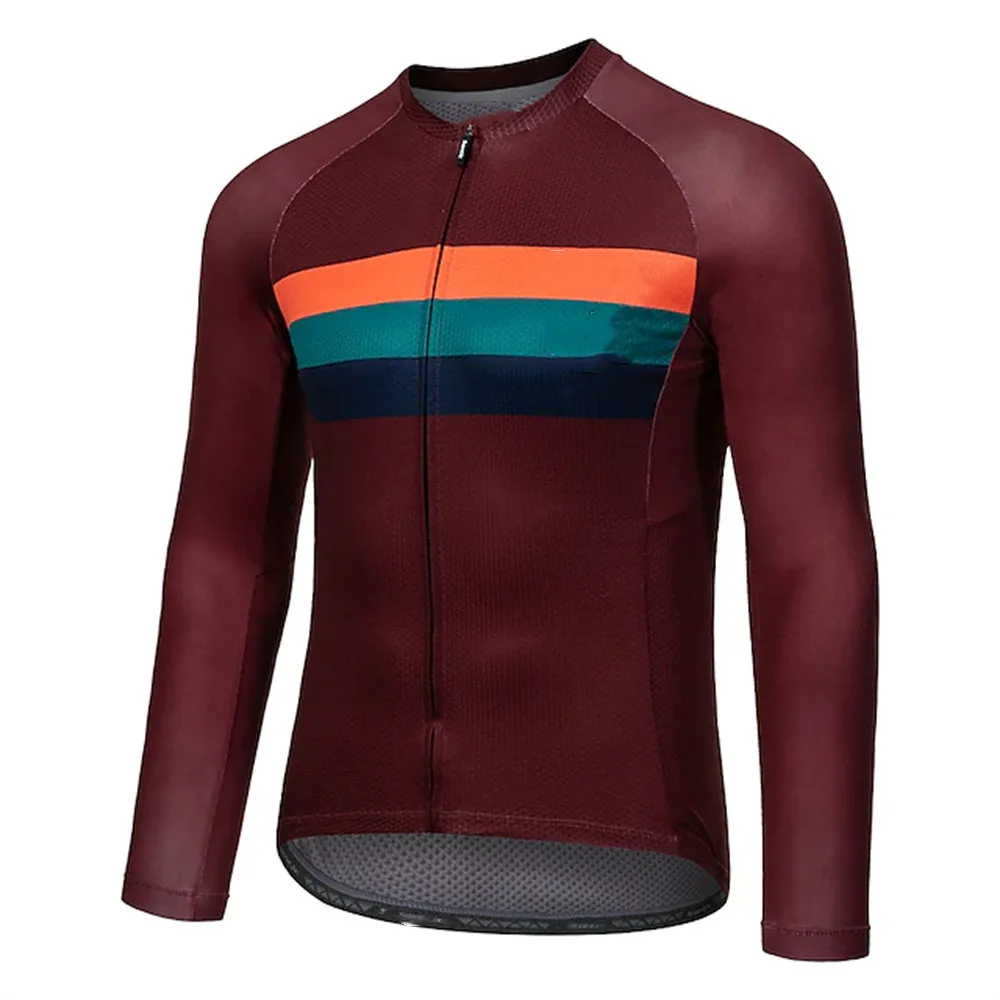 thumbnail image 1 of Jersey de ciclismo de montaña de diseño de poliéster de secado rápido para hombre, jersey de manga larga personalizado con sublimación, novedad de 2021, gran oferta, 1 of 5