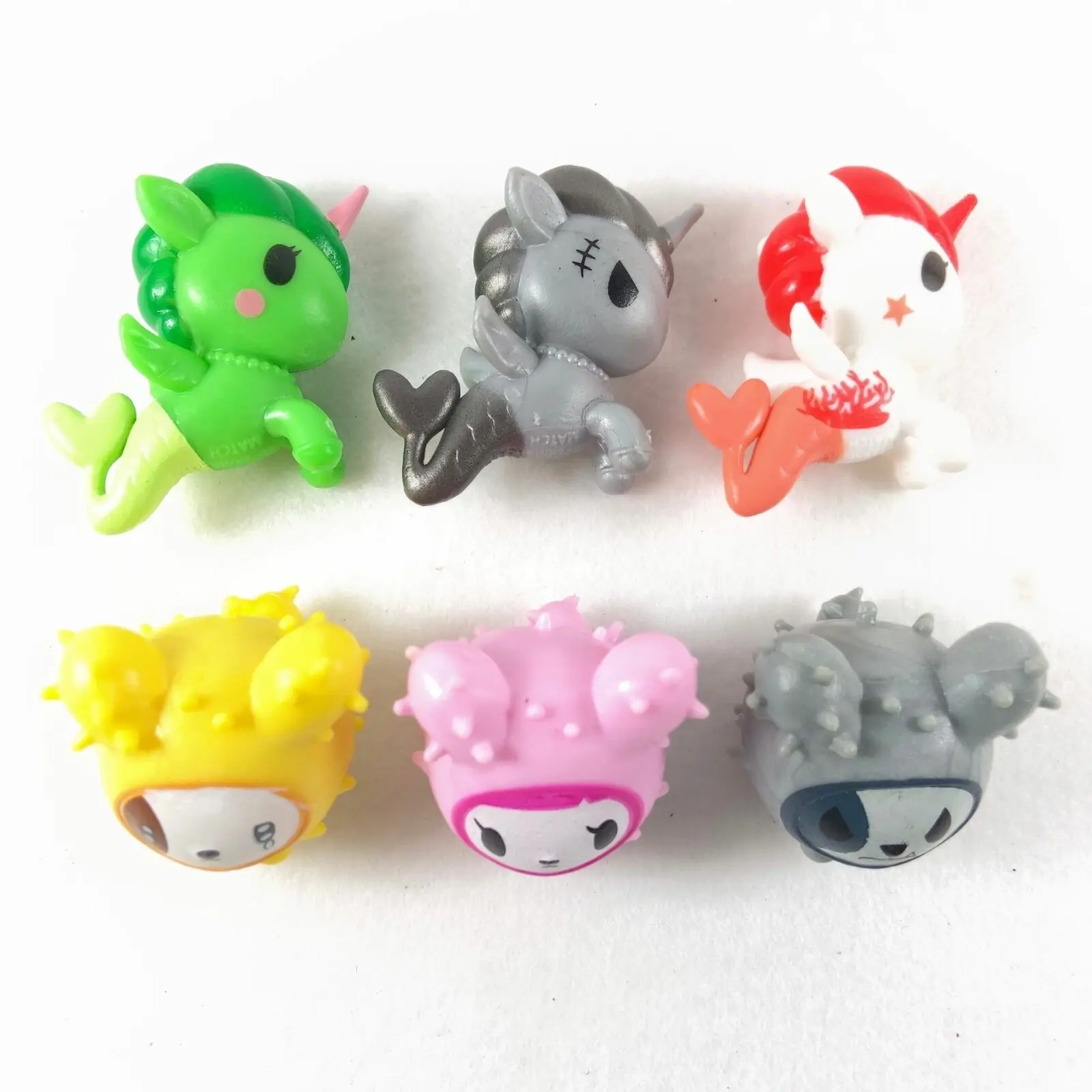 Lot De 2 Figurines Kidrobot Tokidoki – 16cm Circus Punk Series 2 Et Cactus Pets