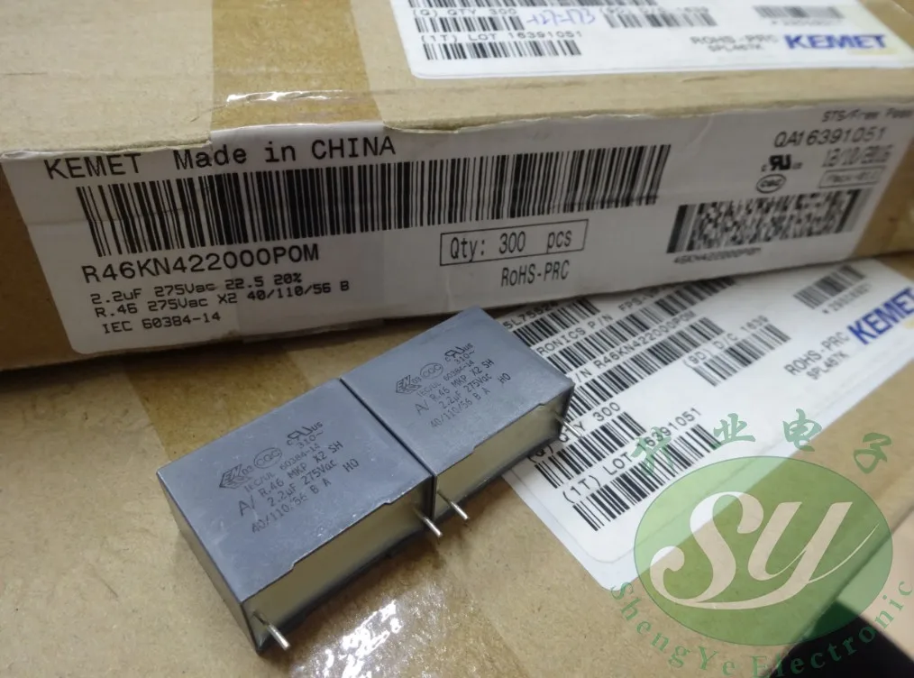 50 шт. KEMET AV R46 серии 2,2 мкФ/275Vac u2f 225 пленочный конденсатор 22 мм