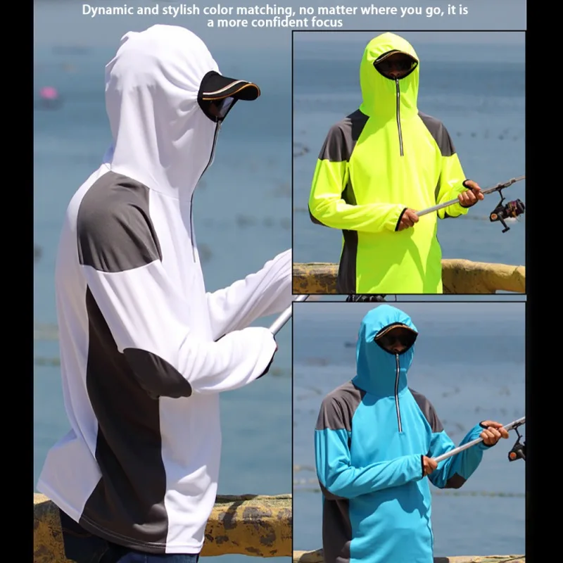 

Fishing Clothing Outdoor Quick Dry Anti-UV Protection Breathable Sun Shirt Jacket Summer unsex Sport Clothing Fishing Accessory
