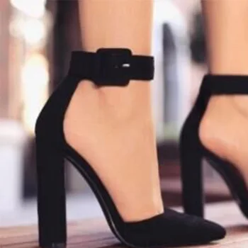 

Sexy Classic High Heels Women's Sandals Summer Shoes Ladies Strappy Pumps Platform Heels Woman Ankle Strap Shoes 458