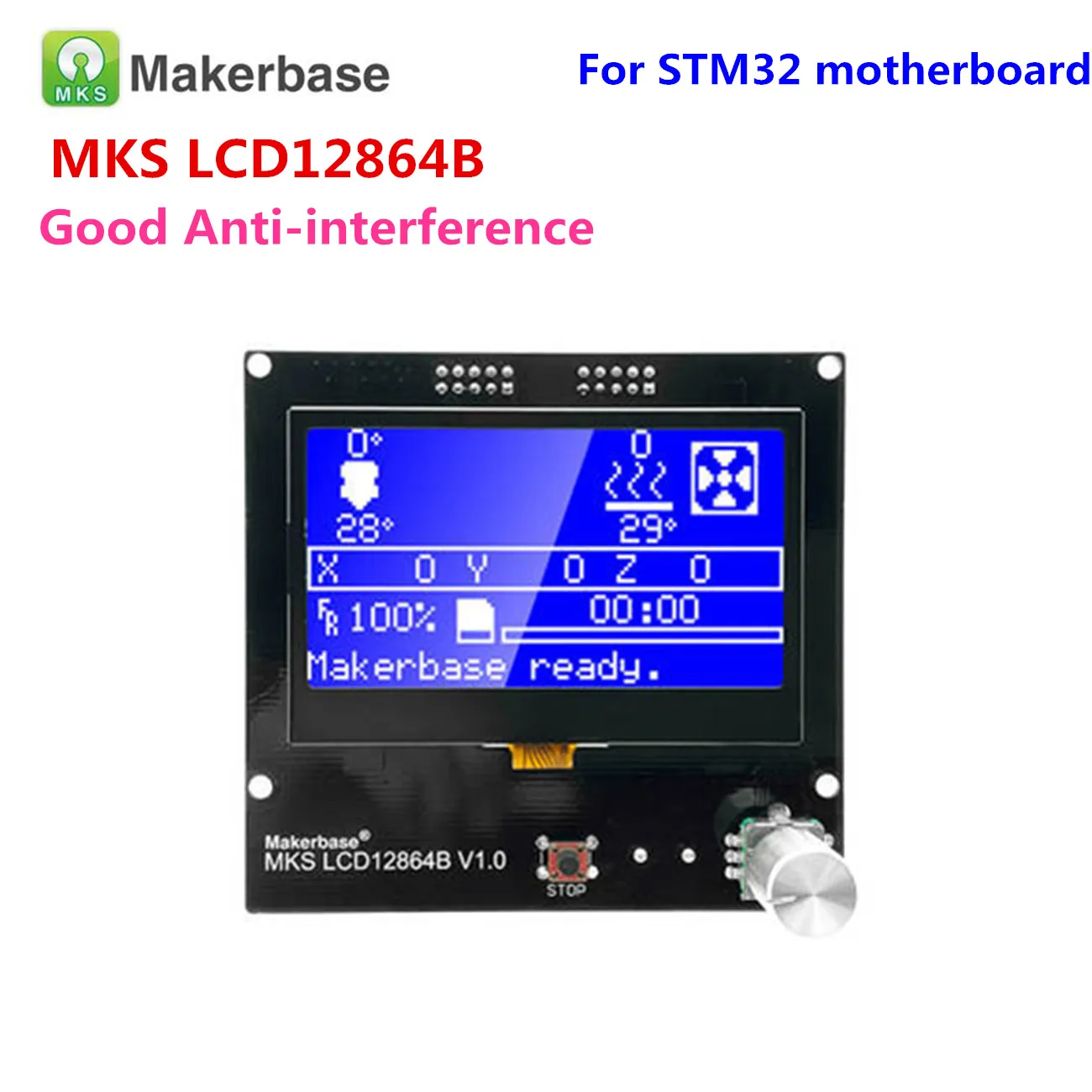 3D принтер дисплей панель lcd 12864 контроллер Reprap 12864 lcd MKS lcd 12864A экран lcd модуль для MKS gen v1.4 GEN_L материнская плата