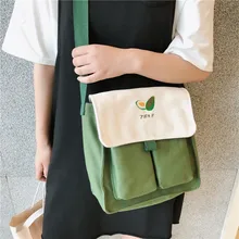 Сумка женская лето стиль корейский стиль INS сумка тканевая через плечо большая емкость студенческий класс Холщовая Сумка