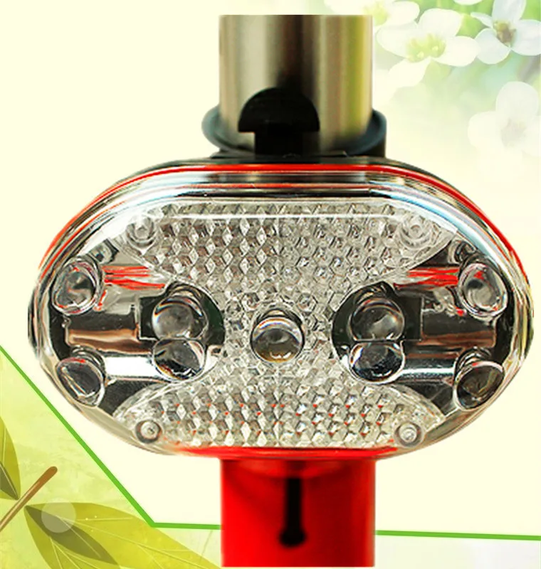 

Mountain Bike 9led Taillight Safe Warning Taillight Color Taillight Sit Tube Light Riding Equipment Accessories