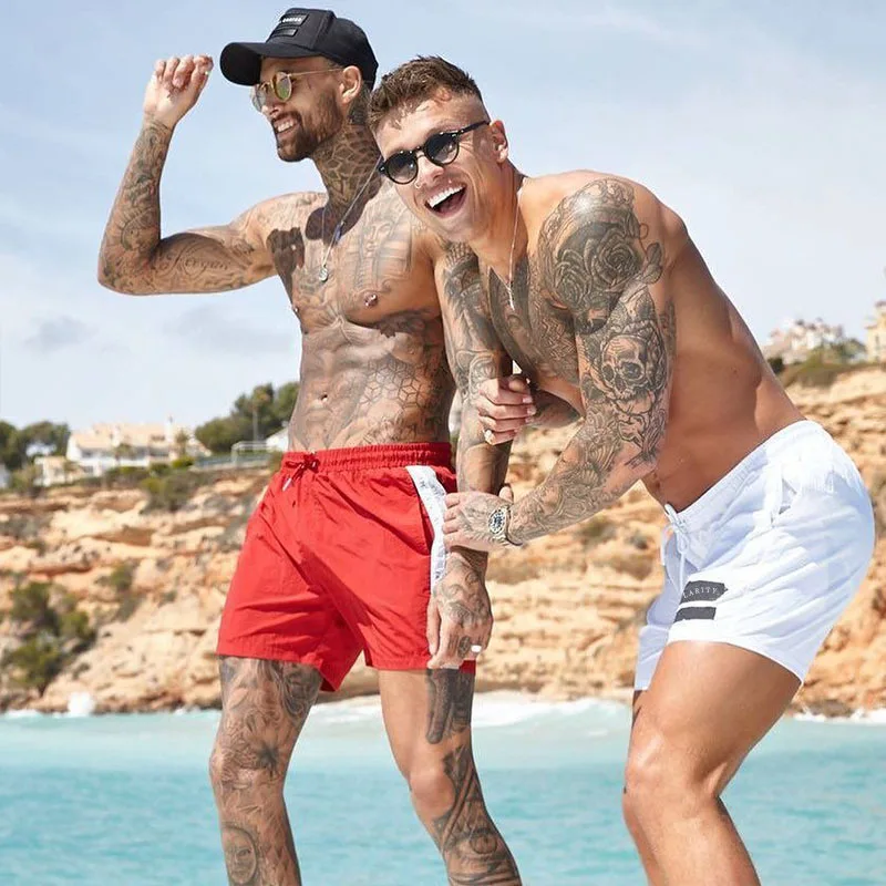 

2019 Spring And Summer New Style Quick-Dry Elasticity Quick-Dry Shorts Breathable Sports Volleyball Casual Beach Shorts