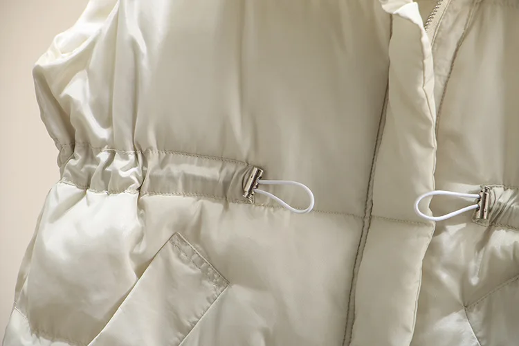 Повседневные жилеты размера плюс, зимняя одежда, модные Свободные теплые толстые пуховики с подкладкой, женские F33-8121